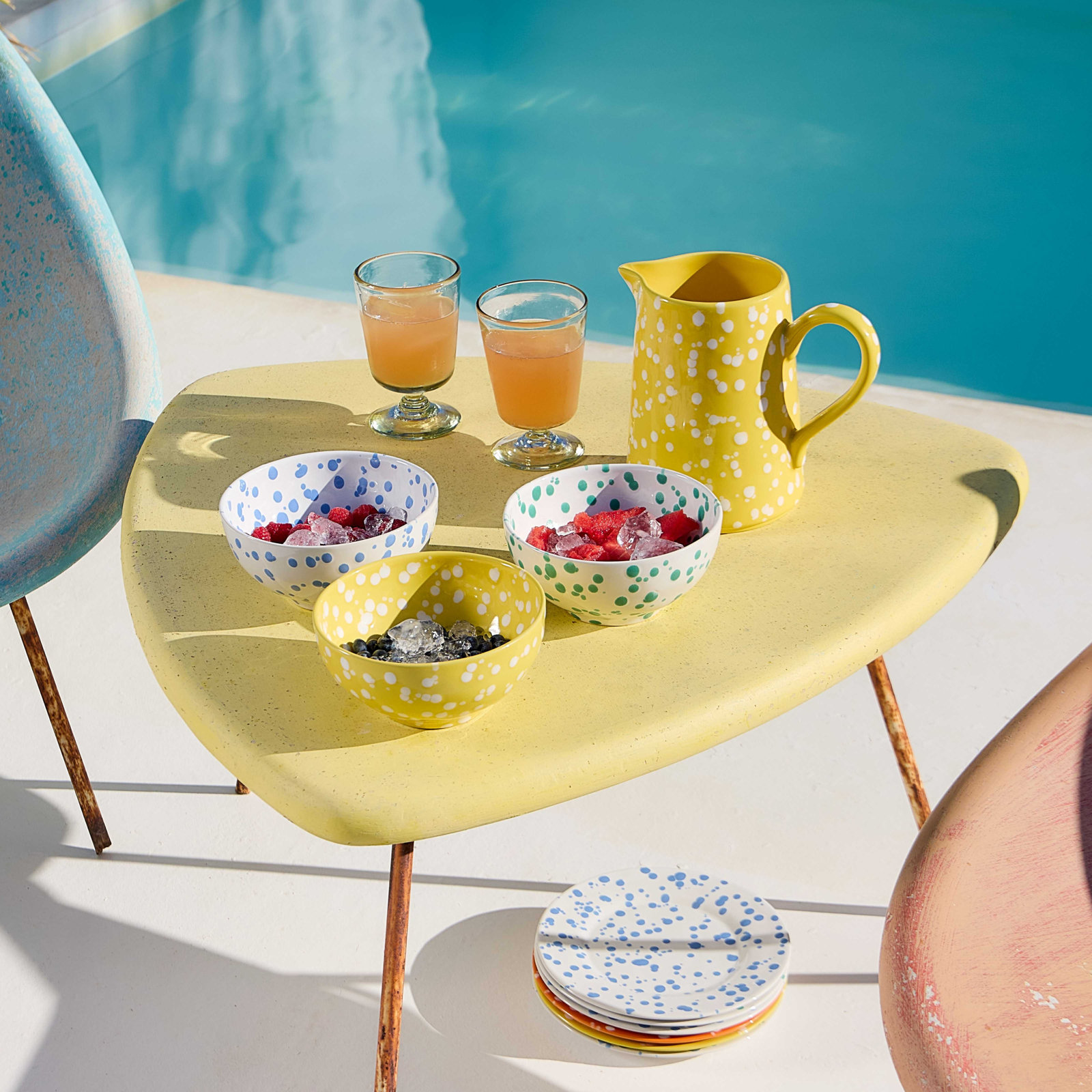 Costa Nova Rafaela Stoneware Cereal Bowl, Chamomile