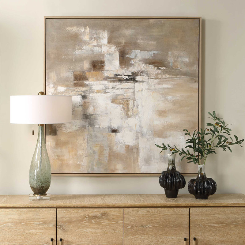 «Uttermost Time To Time», art abstrait peint à la main
