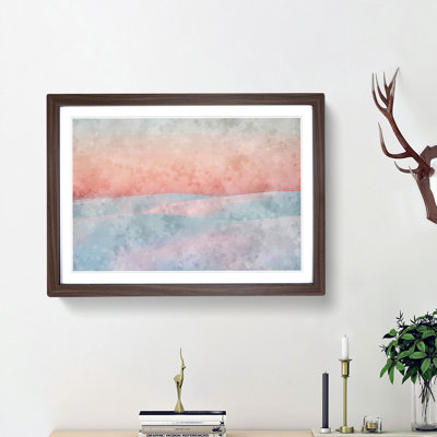 Pink Desert - Single Picture Frame Painting on MDF