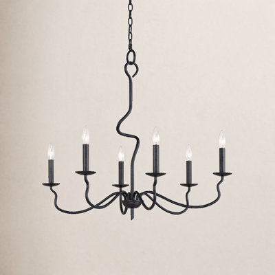 Olivia 6 - Light Dimmable Chandelier