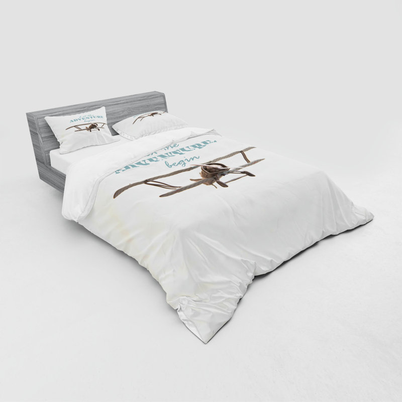 Ensemble de housse de couette adventure, Housse de couette grand + 3 pièces supplémentair