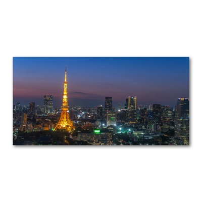 Tower In Tokyo - Wrapped Canvas Print