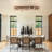Farmhouse Rectangle Led Wood Flush Mount