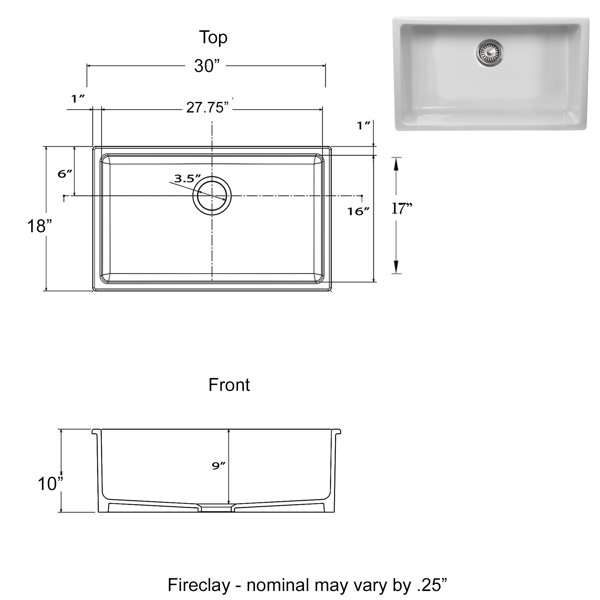 Dimensions du produit