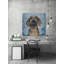 « attentive dog » par parvez taj,-reproduction d’art sur toile tendue-970218778