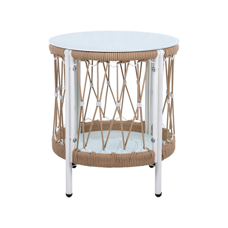 Table d'appoint d'extérieur 17,32 po Bohemian Garden