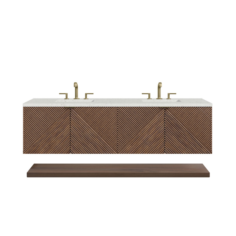 Marcello 72'' W Double Vanity, Lime Delight, 8" Widespread