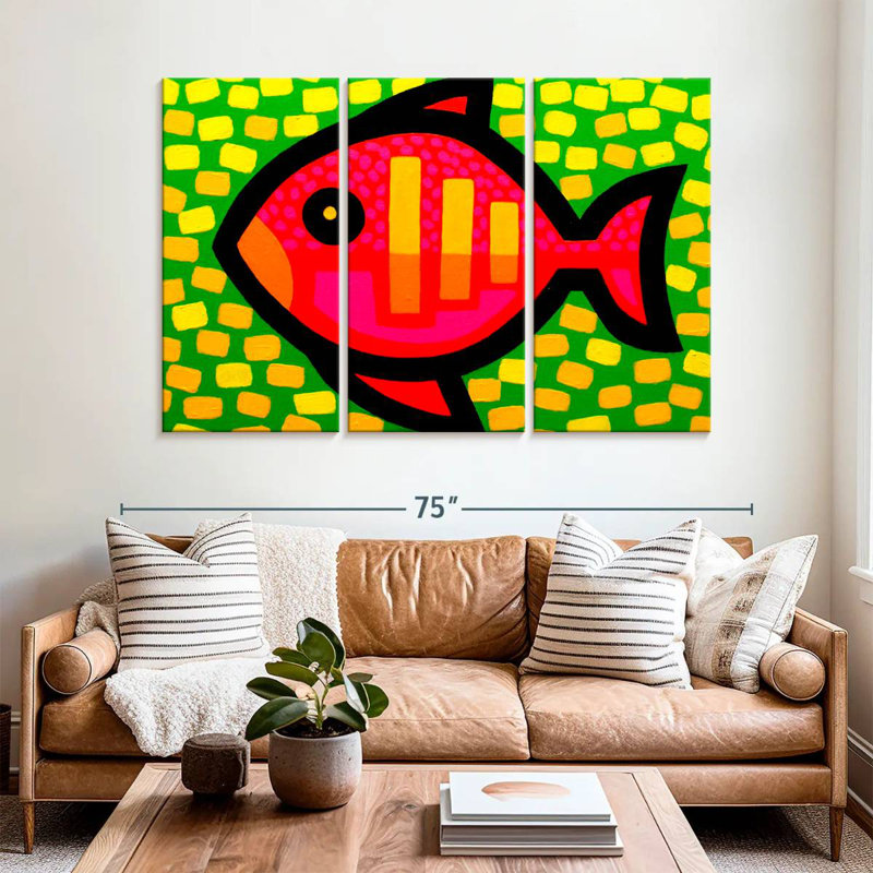Brampt Big Fish, 42" H x 65" W
