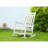 Oversized Rocking Chair With Wood-Texture, Outdoor Rocking Chair For Adults, All Weather Resistant Porch Rocker For Lawn Garden-765620264