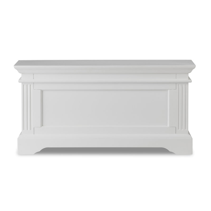 1 Piece MDF and Solid Wood Blanket Chest