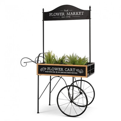 Tall Flower Market Cart Plant Stand