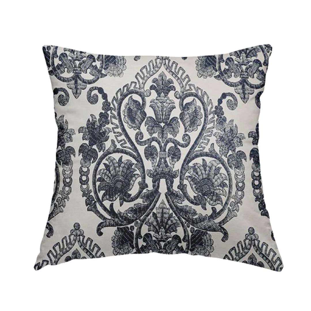 Rushden Damask Cushion with Filling