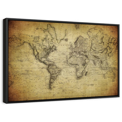 Aliaz Sepia World Map