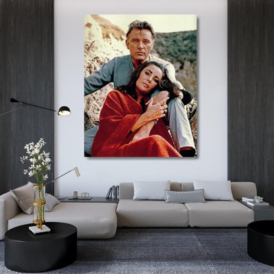«Red Barrel Studio®», galerie d'archives photographiques sur toile d'Hollywood: Elizabeth Taylor et Richard Burton