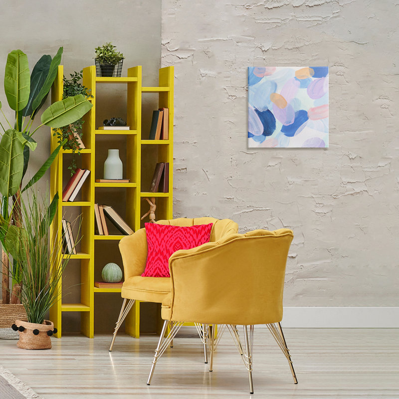 «Oblong Shapes Motif Floater», art mural par Melissa Wang, H 17 po x l 17 po x P 1,5 po