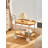 Movable Small Pushcart Small Cart Double Layered Coffee Table Leisure