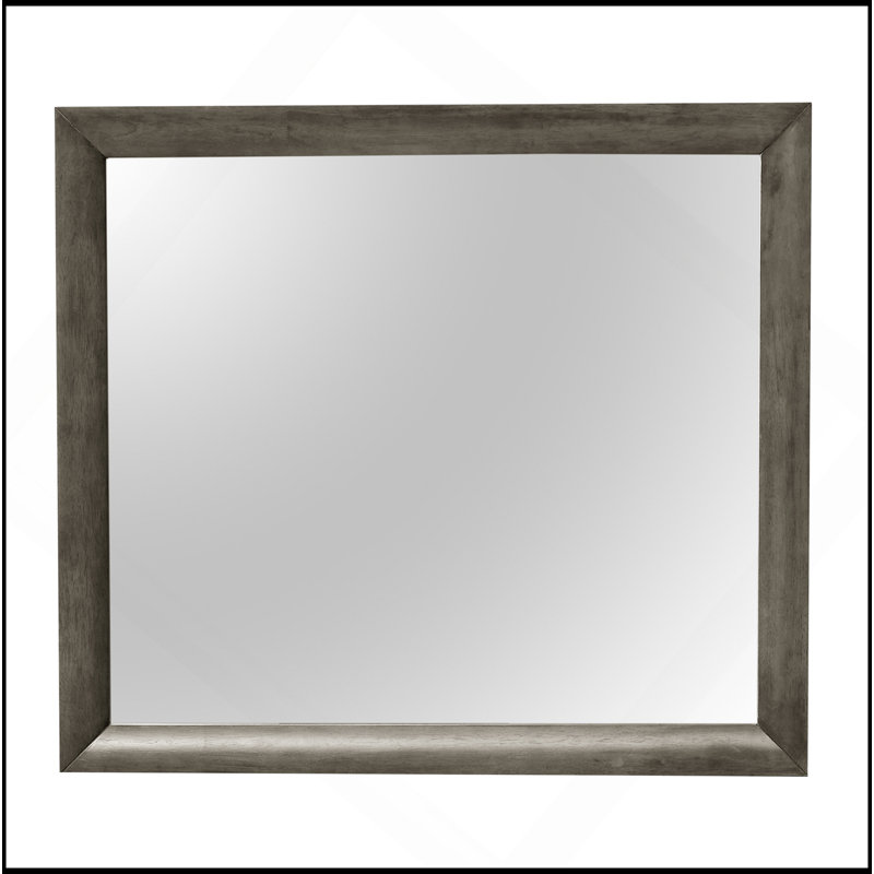 Miroir mural Contemporary, Gris