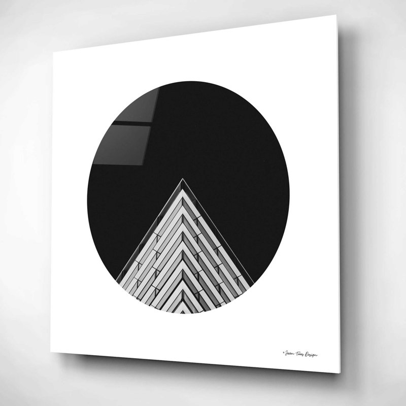 «Triangular Architecture» par Seven Trees Design, H 12 po x l 12 po x P 0,13 po
