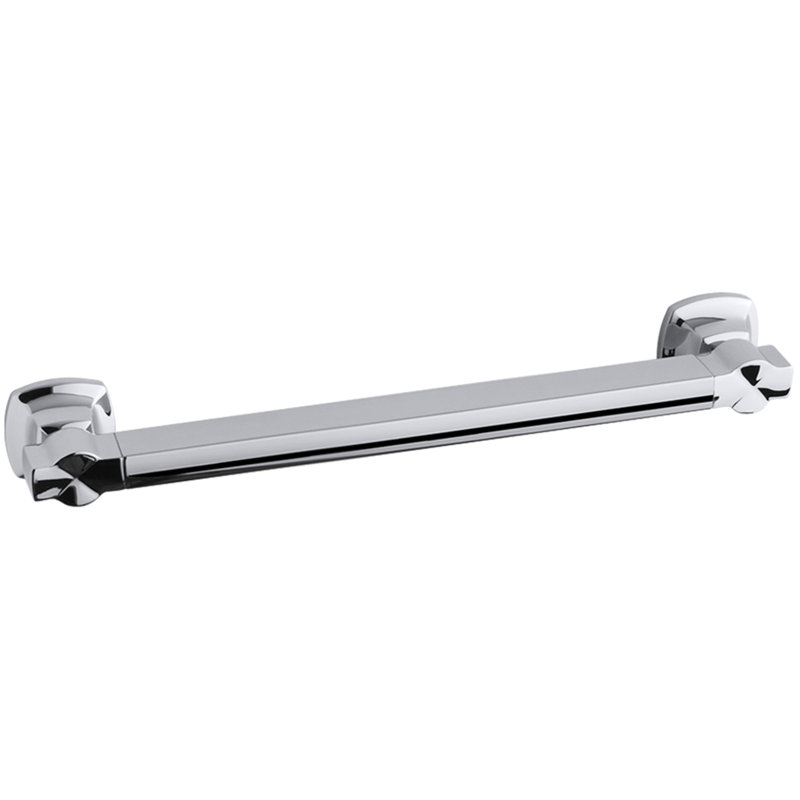 Margaux® Grab Bar, Polished Stainless, 18"W