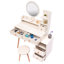 Meuble-lavabo moderne avec miroir et tabouret Modern