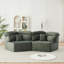 Méridienne pentagonale modulaire avec coussins enveloppants-133015777-133015775