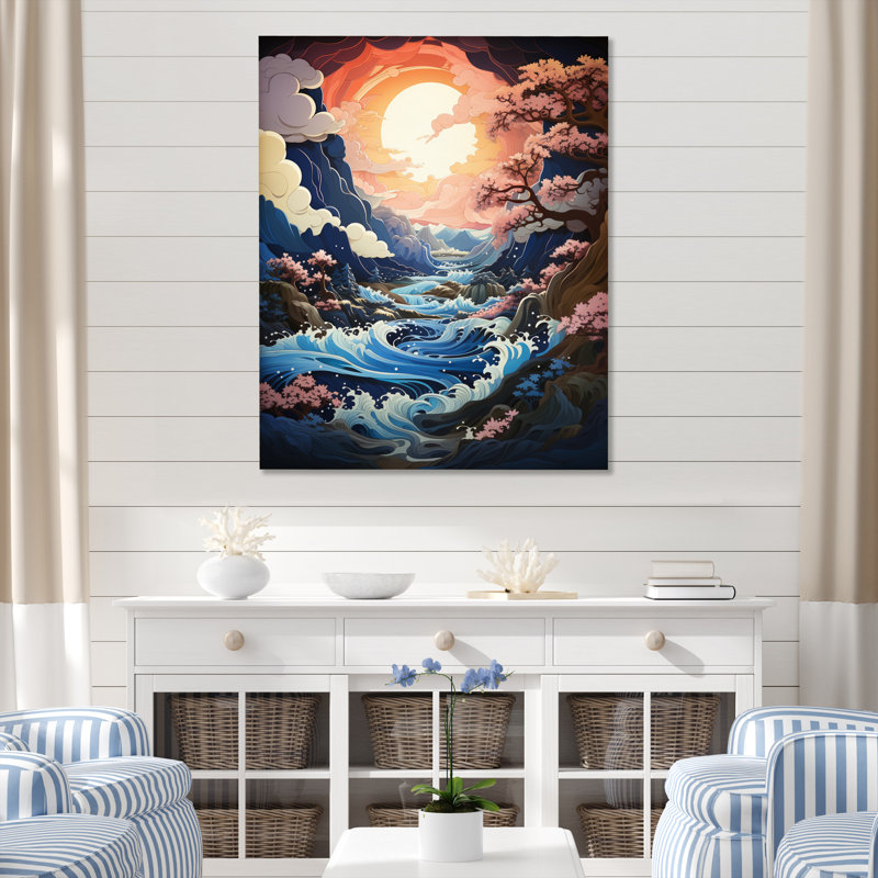 «Iceberg» par Peach Blue Iceberg sur toile, H 20 po x l 12 po x P 1 po, Toile tendue