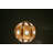 Stella Sunflower Print 12" Globe Solar Lantern - Persimmon-108587241