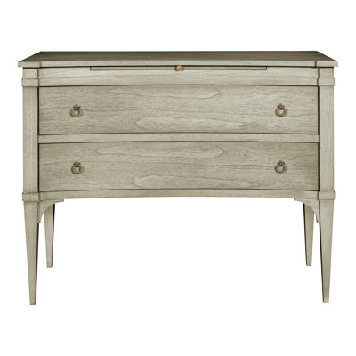 Cyprus Nightstand Chest in Light Pewter Hardware