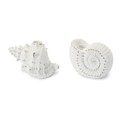 Sea Shell Taper Candle Holder
