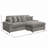 Sectional Sofa w/6 Pillows