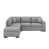 Velours gris velours est en rupture de stock