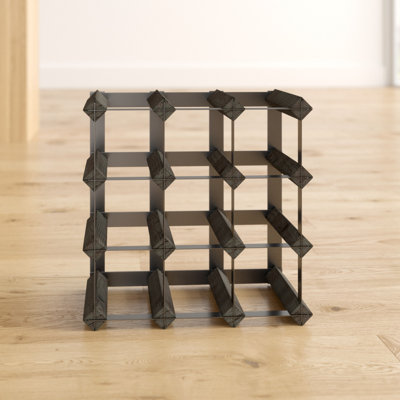 Liddle 12 Bottle Floor Wine Bottle Rack
