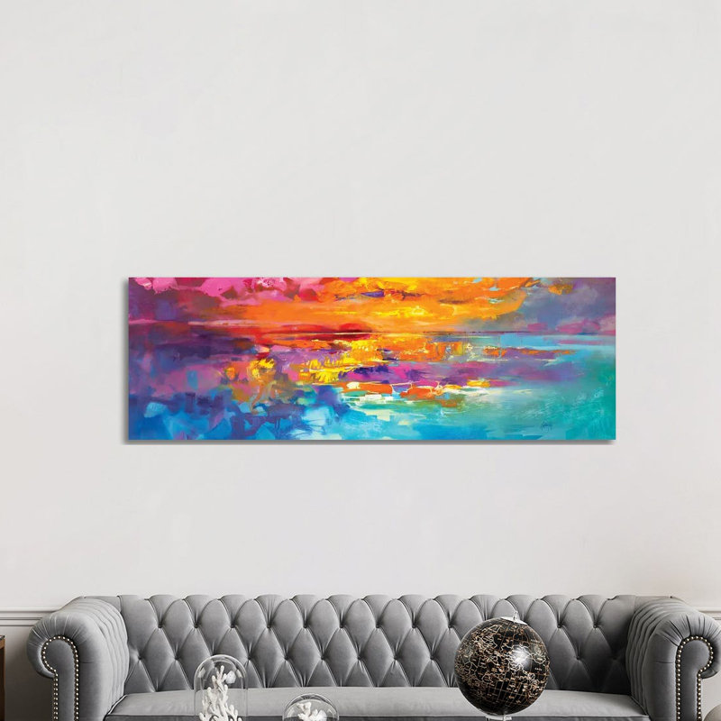 Spectrum Sunrise by Scott Naismith - Panoramic Print on Canvas, 152.4 cm H x 50.8 cm W x 1.91 cm D, Wrapped Canvas
