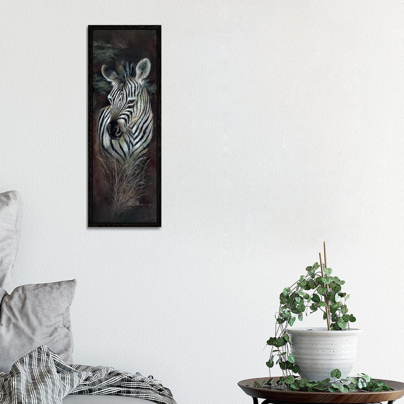 Striped Innocence by Ruane Manning - Panoramic Gallery-Wrapped Canvas Giclée on Canvas, 30.48 cm H x 91.44 cm W