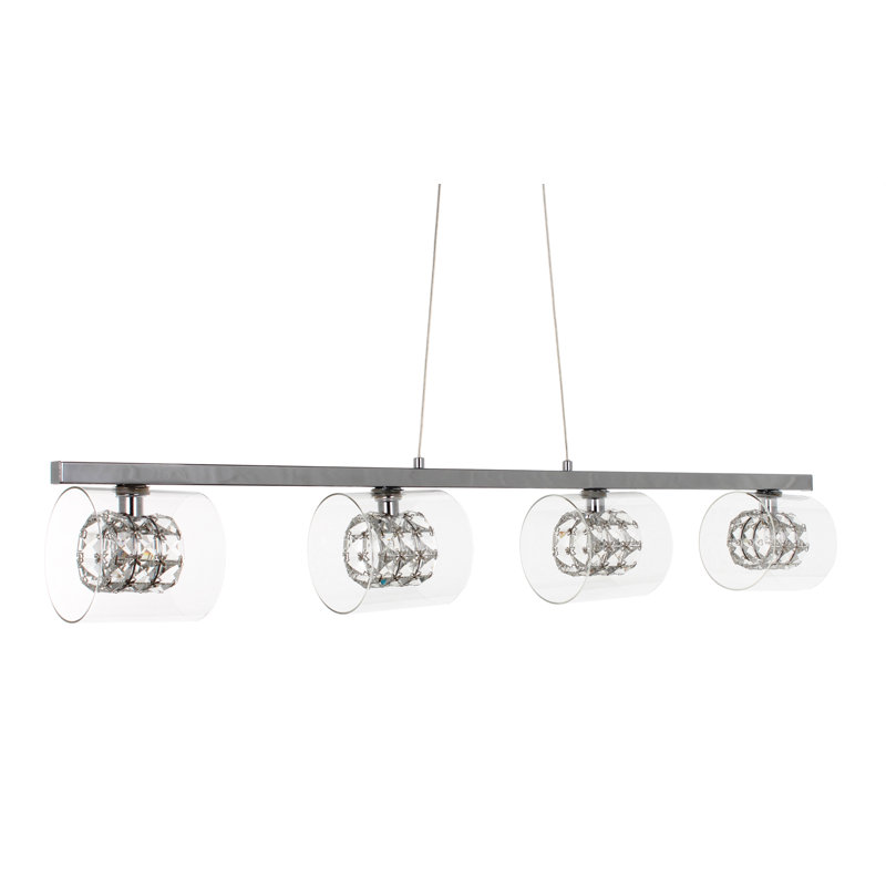 Roderick 4 - Light Chrome Kitchen Island Pendant
