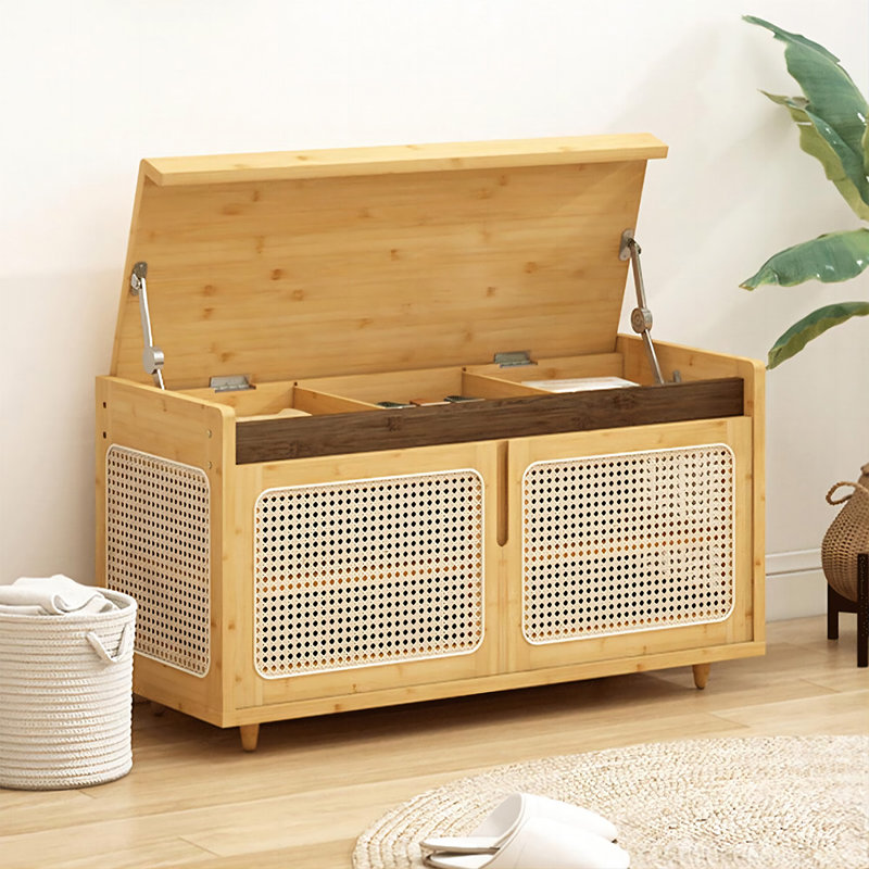Banc en bois manufacturé Burlywood