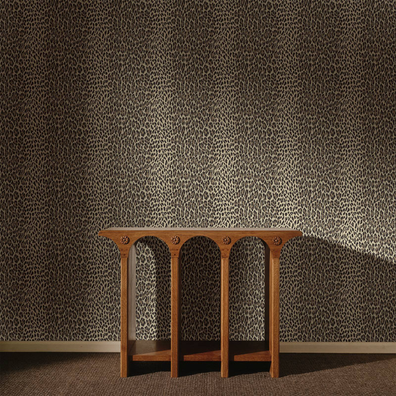 WILD CARD Wallpaper - Butterscotch 9'10" - full height wallpaper