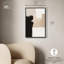 Décoration murale neutre sur toile beige et noir I -1863695501-1863695510