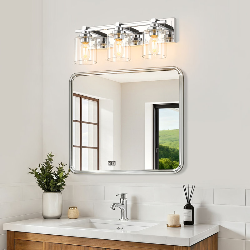 3-Light Dimmable Bathroom Vanity Lighting
