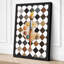 Artist's Palette in Repose Geometric - Wrapped Canvas-177024606-177024607