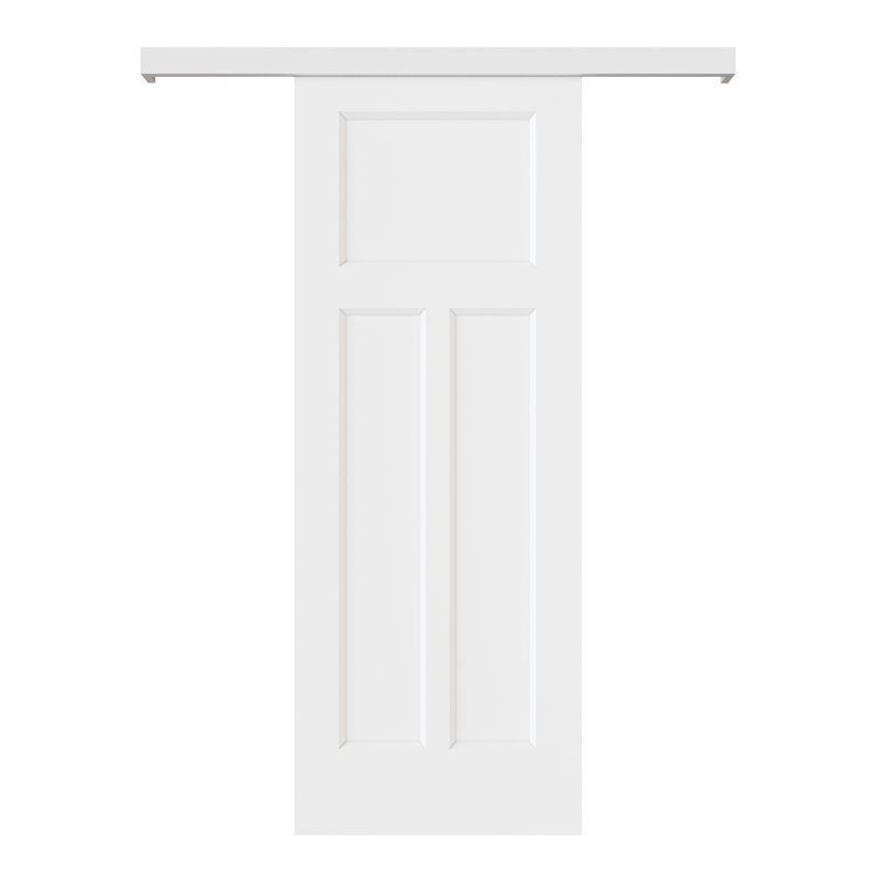 Porte de grange coulissante en bois 80 po H 3 po, 24 po x 80 po