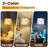  Arc Floor Lamp iridescent butterflies white Tall Modern Standing Lamp LED Adjustable Linen Lampshade 3 Color Temperatures