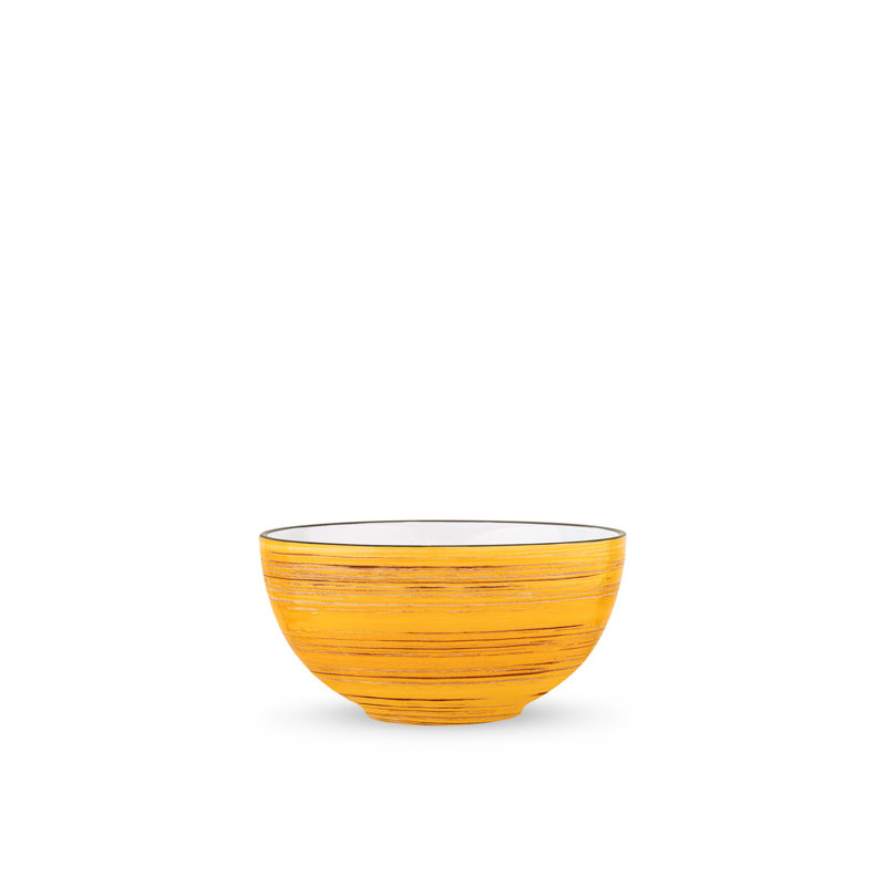 Wilmax Wilmax Colourboom China Porcelain Small Bowl 600ml / 14cm, Yellow