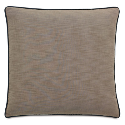 Housse de coussin décoratif carré en mélange de coton Priscilla