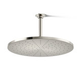 Contemporary Round 14" Rainhead with Katalyst Air-Induction Spray, 2.5 Gpm