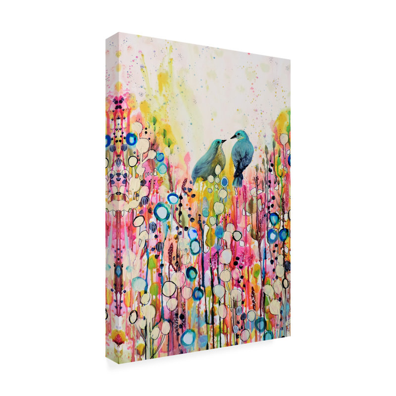 Art sur toile Sylvie Demers Dis Moi, H 19 po x l 12 po