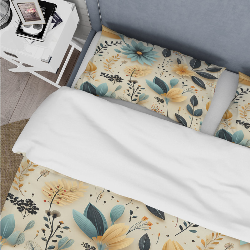 Ensemble de housse de couette Minimalisme, Housse de couette pour grand lit et 2 taies décor