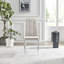 Pallo Button Tufting Luxury Fabric Dining Chairs - Modern Contemporary Design-369344422-369344420