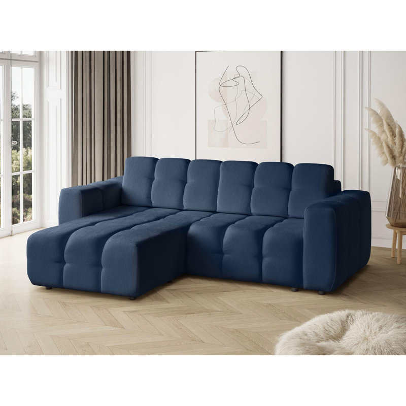 Bradd 4 Seater Sofa Bed, Blue