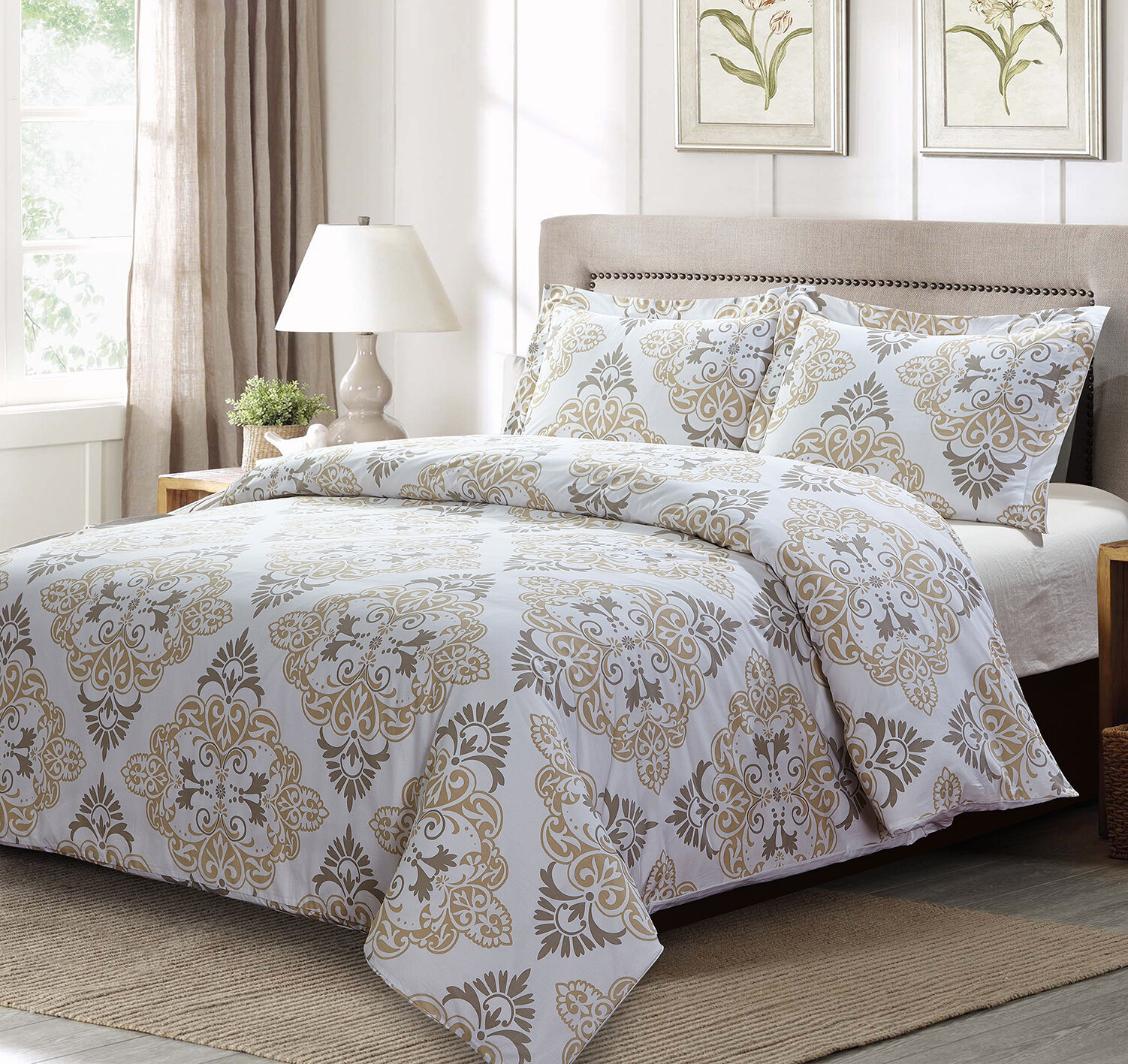 Ophelia & Co. Zoe 100% Cotton Duvet Cover Set & Reviews | Wayfair